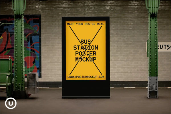 Street Poster Mock-ups | 28+ Free Photoshop, Vector, Poster Mockups Download